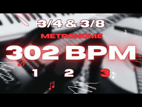 302 BPM - 3/4 & 3/8 Metronome