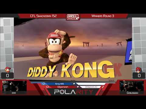 CFL Smackdown 152 WiiU - Dyr (Diddy Kong) vs GoblinMan (Roy) - Winners R3