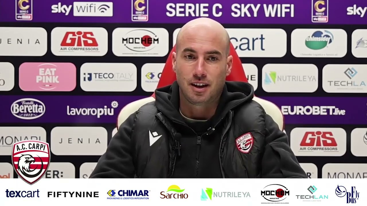 IL MISTER DEL CARPI, STEFANO CASSANI: ‘I PRIMI 40 MINUTI AVEVAMO DECISO DI STARE PIU’ BASSI’