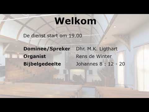 13-11-2020 19:00 Dagsluiting geleid door Dhr. M.K. Ligthart