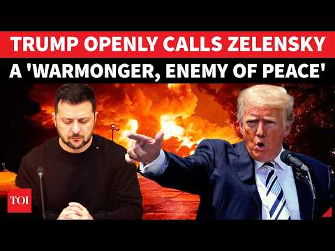 'War Erasing Ukraine': Trump Tears Apart 'WARMONGER' Zelensky, Blames Him For High Oil Prices