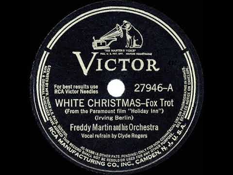 1942 HITS ARCHIVE: White Christmas - Freddy Martin (Clyde Rogers, vocal)