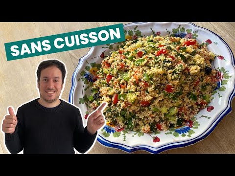 Taboulé SANS CUISSON à l'orientale - Recette facile et rapide