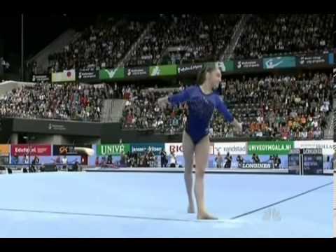 Aliya Mustafina- 2010 Worlds- Team Finals FX