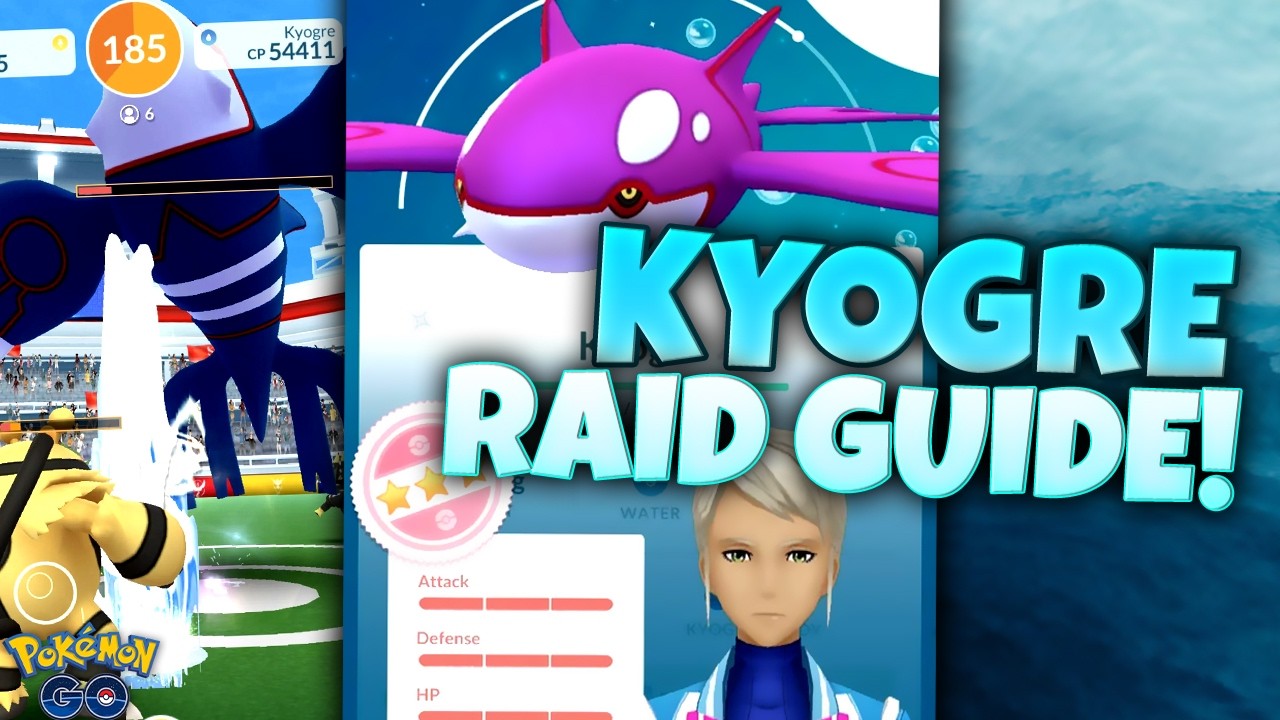 KYOGRE EASY RAID GUIDE!!  Why You NEED This Pokémon GO Legendary!