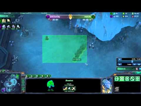 StarCraft 2 T v P Goody v Monchi - Xel'naga Caverns