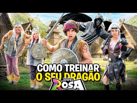 COMO TREINAR SEU DRAGÃO COM OS ROSA *Matamos dragões ?