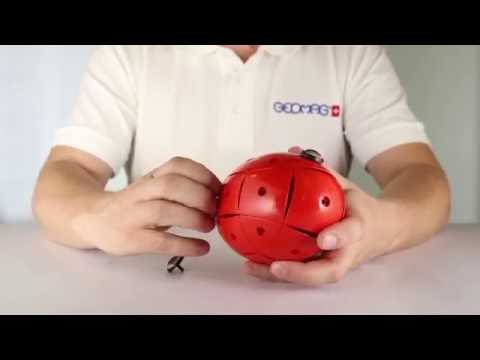 Конструктор магнитный Geomag KOR Pantone Red (PF.800.676.00)