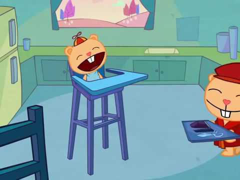 Amigos felices del bosque - el corte de pelo