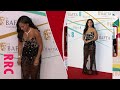 Alex Scott BaftaFilm23 Semi Sheer Skirt Silver Sweetheart Top