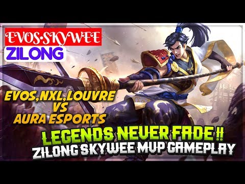 Legends Never Fade !! Zilong Skywee MVP Gameplay [ SkyWee Zilong ] EVOS•SkyWee Zilong Mobile Legends