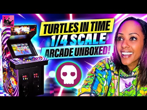 ✅ SERIOUSLY?! Quarter Scale TURTLES IN TIME Arcade Replica! And it's SPOT on.