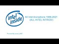 R I P All Intel Animations 1968 2021 ALL INTEL INTROS