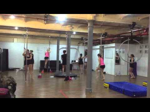 Monday Night Pole Dance Class Routine Mixed ability level 1 and 2