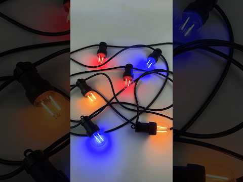 LED лампи G45 E27 2W для вуличних гірлянд