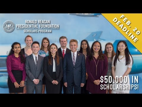 2018 Ronald Reagan Presidential Foundation Scholars Program — Preview
