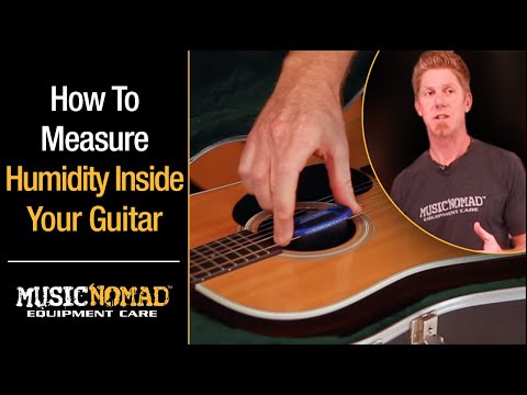 How to Measure the Humidity & Temperature inside your Guitar Case or Guitar Soundhole