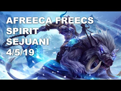 Afreeca Freecs Spirit Jungle Sejuani vs Rek'Sai - KR Challenger Rank Game