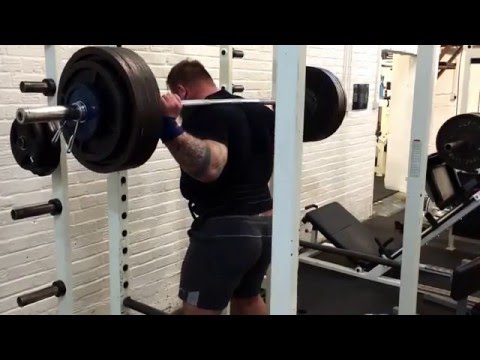 Squat 215kg PB raw 091215
