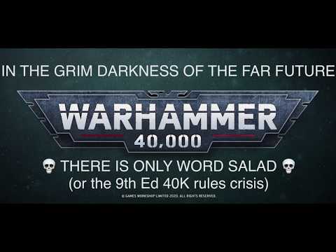 9th Edition 40K Core Rules: Grimdark Word Salad