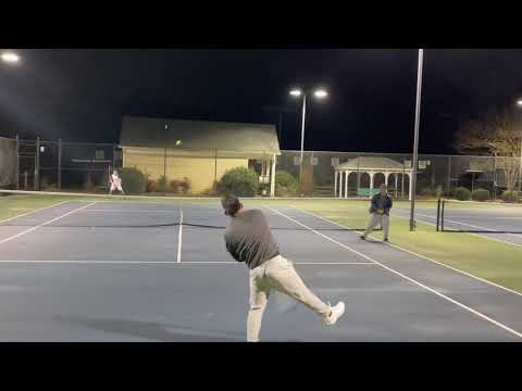 Got swept by a 21 year old college tennis player!