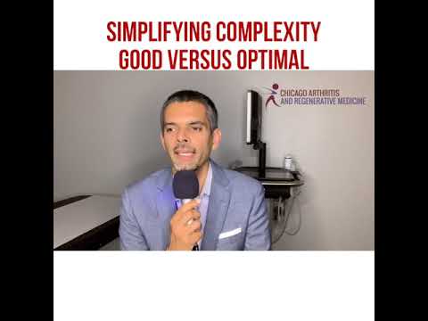 Simplifying Complexity, Good versus Optimal