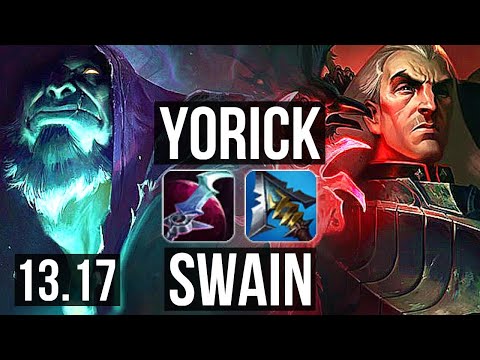 YORICK vs SWAIN (TOP) | 3/1/7, 400+ games | KR Diamond | 13.17