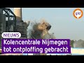 Kijk hoe de kolencentrale in Nijmegen onderuit gaat
