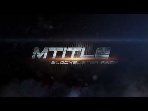 mTITLE Blockbuster Pack - 30 Cinematic Titles for FCPX and Motion 5 - FCPX Plugin