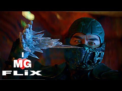 MORTAL KOMBAT 2021 SUB ZERO vs LIU KANG KUNG LAO FIGHT SCENE KUNG LAO SAVES LIU KANG