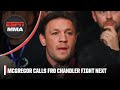 Conor McGregor says he wants to return to UFC vs. Michael Chandler | ESPN MMA