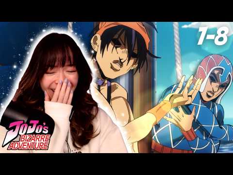 Guido Mista and THE Torture Dance!? 💃 JJBA Golden Wind Ep 7 and 8 REACTION