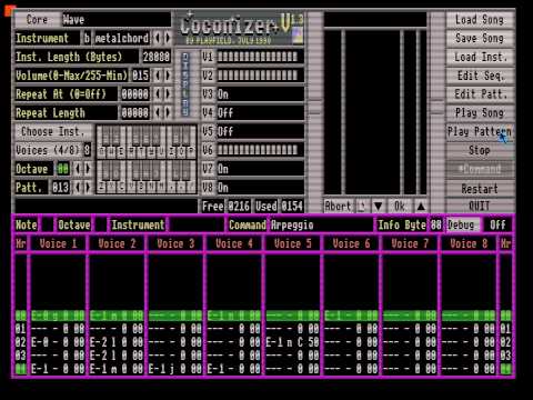 Making music with !Coconizer // Acorn Archimedes Soundtracker