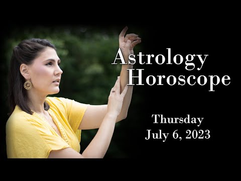Astrology Horoscope  Thursday July 6, 2023 - How is Mars feeling as the apex of this yod?