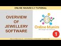 ONLINE MUNIM 2.7 JEWELLERY SOFTWARE COMPLETE OVERVIEW