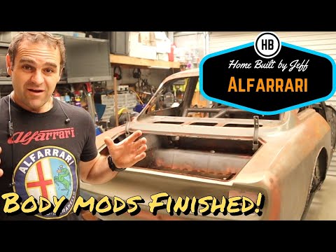 Body mods are done! - Ferrari engined Alfa 105 Alfarrari build part 128
