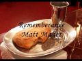 Rememberance by Matt Maher with lyrics 