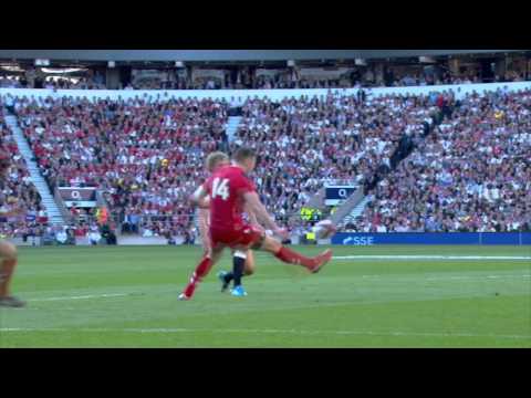 Senior England tries of the year: Luther Burrell - Wales