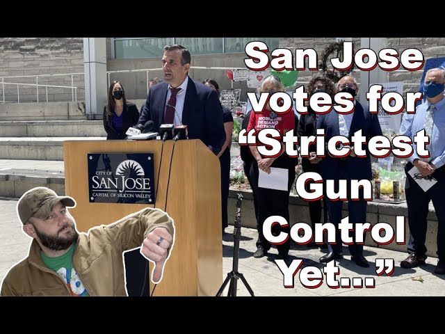 San Jose, CA votes to impose "Strictest Gun Control Yet"... Gun fines and mandated insurance...