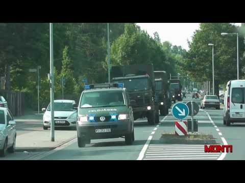 [SELTEN!] Feldjäger + Armee Kollone Niederlande in Hannover (HD)