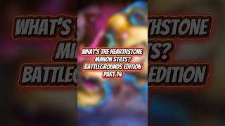 What's the Hearthstone minion stats? BGs Edition Part 14 #hearthstone #shorts #youtubeshorts