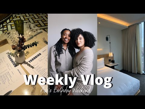 WEEKLY VLOG: Ash's birthday weekend | staycation at conrad hotel | trying new restaurants