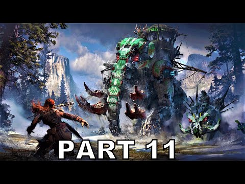 HORIZON FORBIDDEN WEST Walkthrough Gameplay Part 11 - TREMORTUSK (PS5)