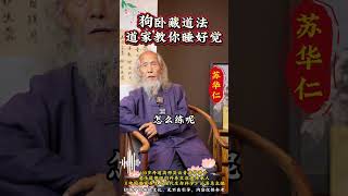 狗卧藏道法，道家教你睡好觉 #苏华仁 #传统文化 #国学智慧 #道家养生