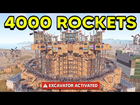 How Walling in GIANT EXCAVATOR Made us Shoot 4,000 ROCKETS in 4 Days - Atlas 2x Medium