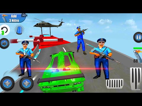 Police Car Stunts GT Racing Ramp Car Stunt - Driving Simulator - Car Games #1 e - Android Games