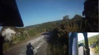 preview picture of video 'pt2 - Parahaki Whangarei NZ, Downhill Mountain Biking (Dual Cam) - After the flatty'