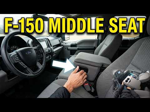 Ford F-150 : How to Lay Down Front Middle Seat
