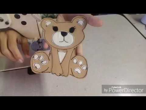 Aplicação Ursinho 🐻para roupas pets  (passo a passo)