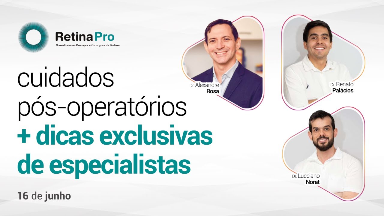Cuidados pós operatórios em cirurgia de catarata